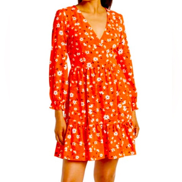 Eliza J Dresses & Skirts - 🍊 Eliza J mini dress - Bright and new! 🍊